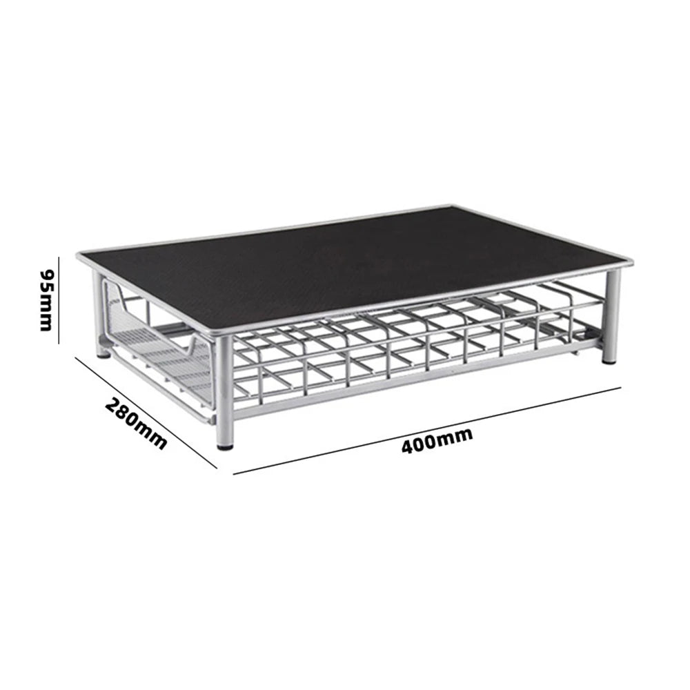 SIMPLYKLEEN Coffee Pod Drawer Holder Holds 40 Capsules Large Capacity Coffee Capsule Organizer Space Saving Countertop Storage Rack for Home Kitchen Coffee Bar