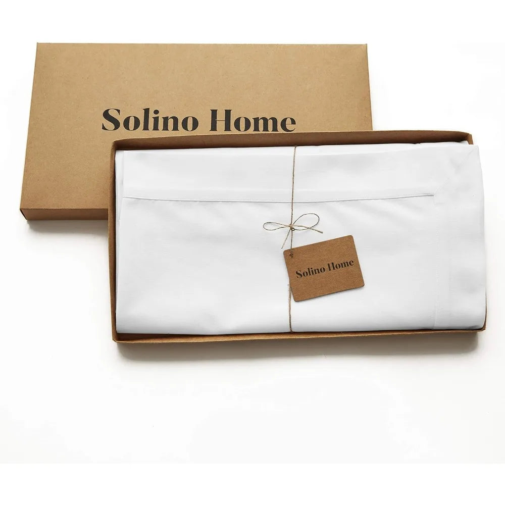 Solino Home Linen Tablecloth One Hundred Percent Linen Machine Washable