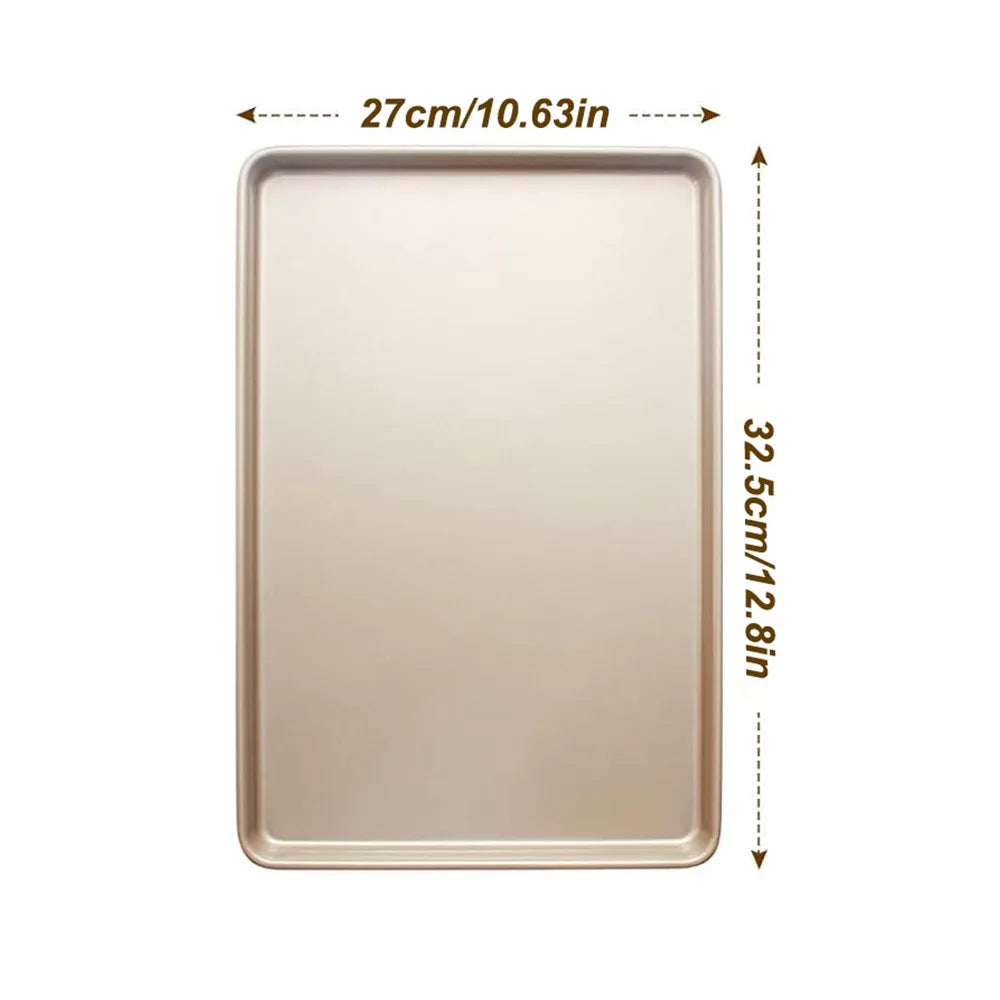 Heavy Duty 9/11/13inch Oven Baking Pan Nonstick Carbon Steel Bread Tray Rectangle Bake Mold