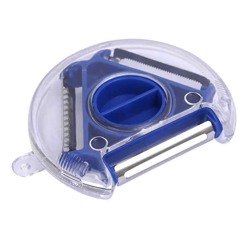 Premium Stainless Steel Triple Function Peeler Slicer Kitchen Tool