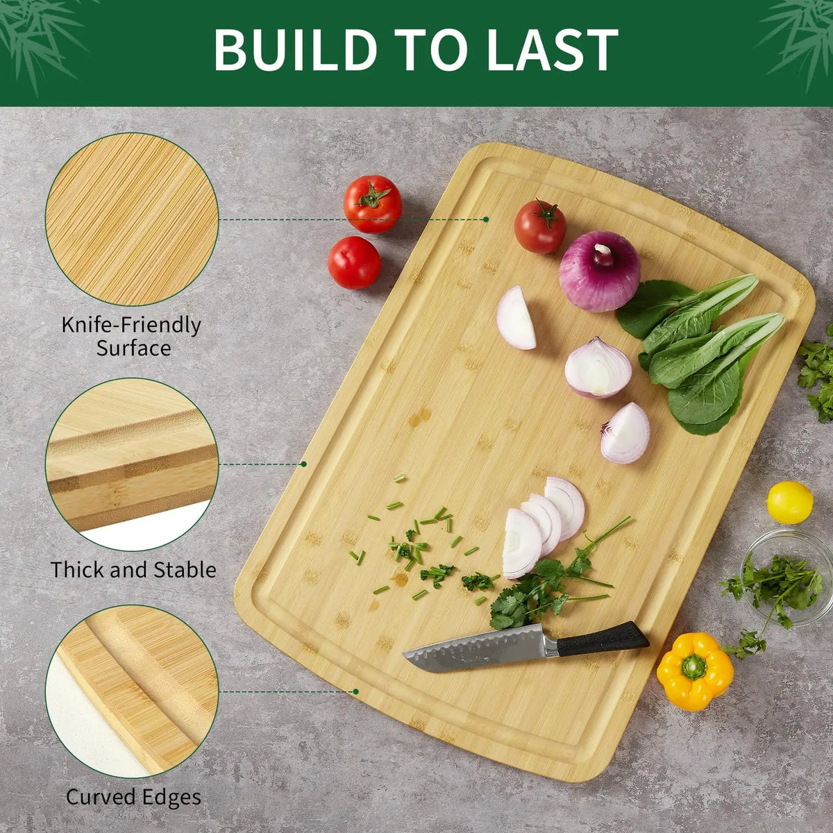 30x20 Inch Large Bamboo Cutting Board for Kitchen, Reversible Wood Noddle Board Stove Top Cover with Deep Juice Grooves, Knives Friendly & Easy to Clean for Home Commercial Use