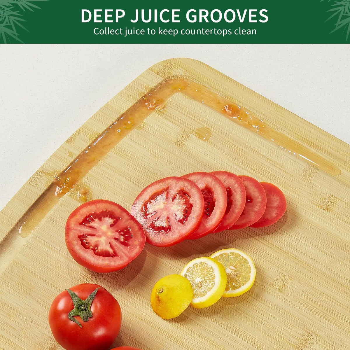 30x20 Inch Large Bamboo Cutting Board for Kitchen, Reversible Wood Noddle Board Stove Top Cover with Deep Juice Grooves, Knives Friendly & Easy to Clean for Home Commercial Use