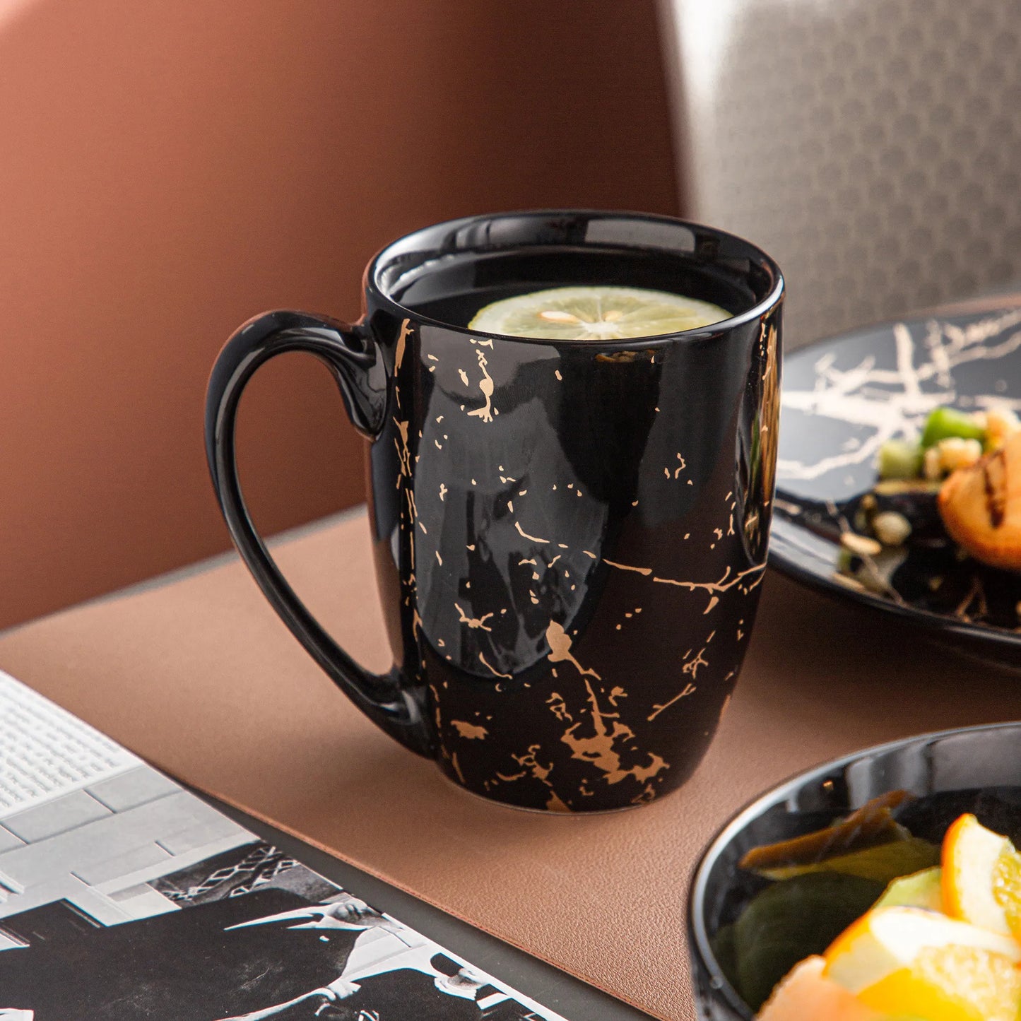 MALACASA Porcelain Dinnerware Set Splash Design Collection