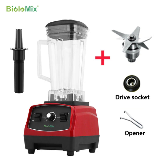 Biolomix BPA Free 3HP Heavy Duty Blender Juicer Mixer