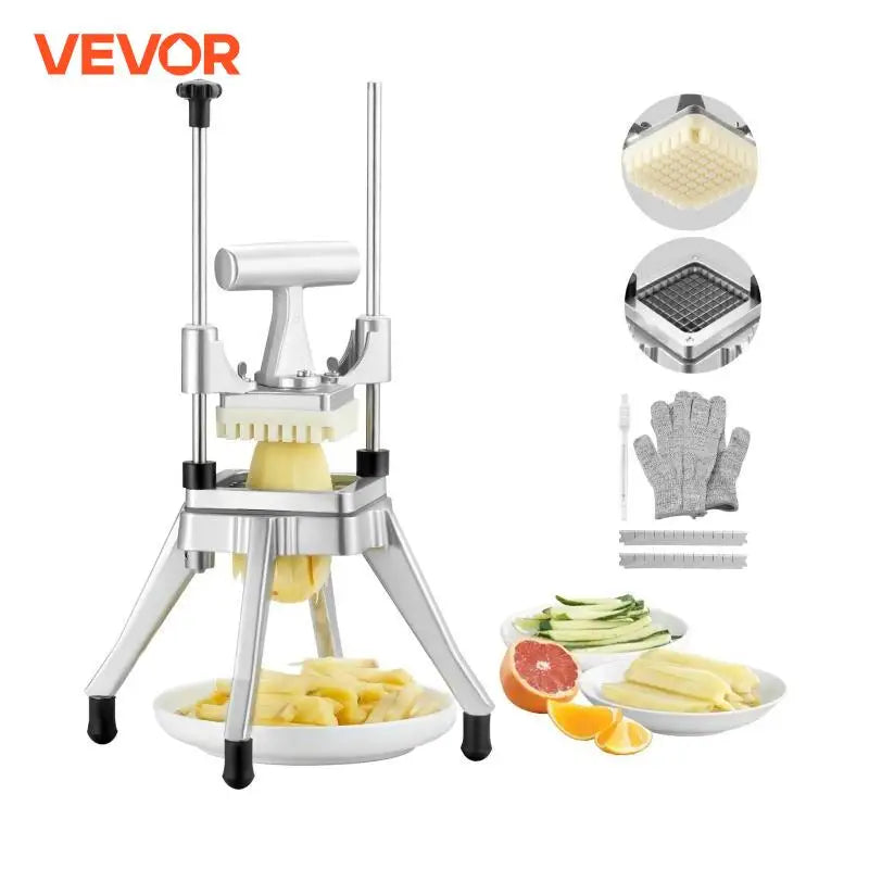 VEVOR Commercial Vegetable Fruit Chopper Heavy Duty Food Dicer Kattex Cutter Onion Slicer for Tomato Peppers Potato Mushroom