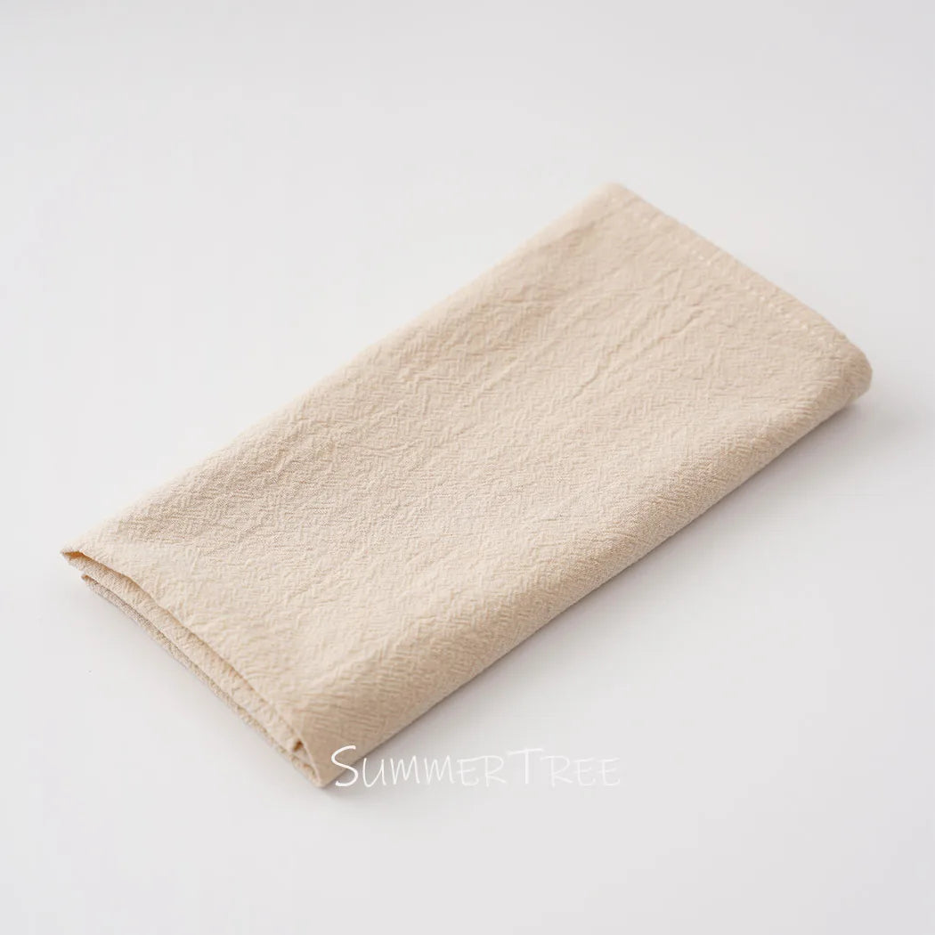 50pcs Plain Cloth Napkins 40x40cm Washable Cotton Table Napkin Place Mats for Wedding Party Home Dining Decoration Wholesale