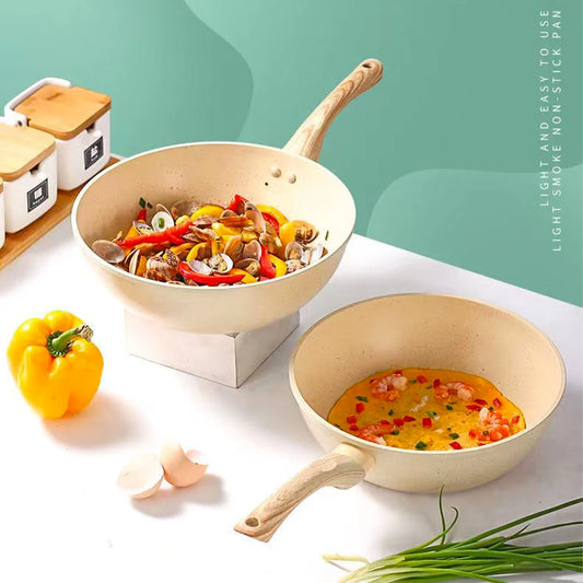 Nonstick Wok Frying Pan For Induction And Gas Stoves