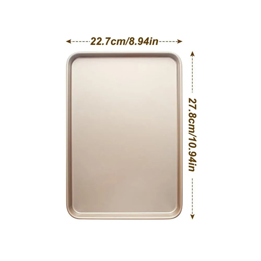 Heavy Duty 9/11/13inch Oven Baking Pan Nonstick Carbon Steel Bread Tray Rectangle Bake Mold