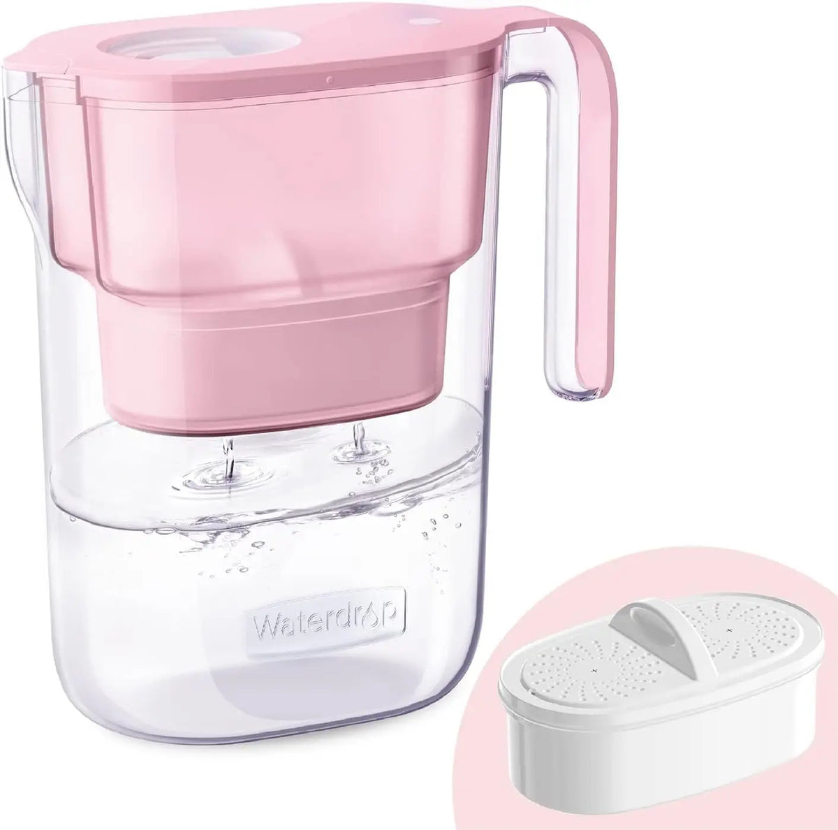 Waterdrop NSF Certified Water Filter Pitcher With Long Life Filter