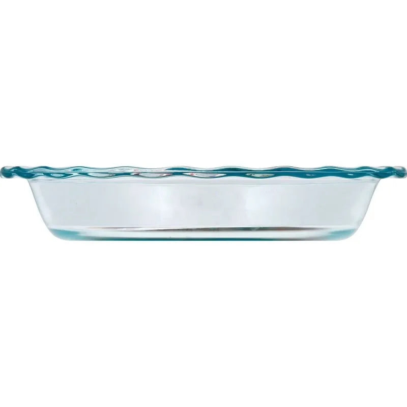 Glass Pie Plate 9.5",  Easy Grab, 1 Piece