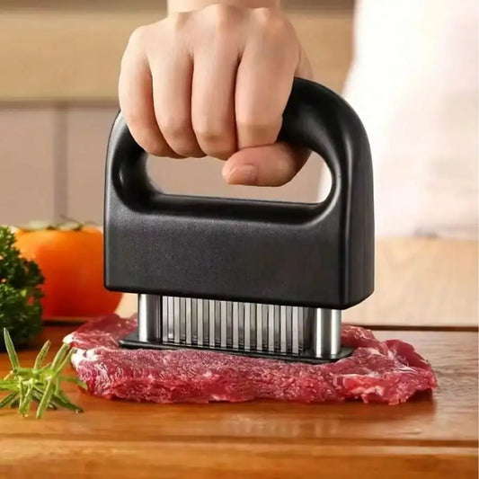 Meat Tenderizer Steak Tool, 48 Stainless Steel Ultra Sharp Needle Blades Meat Tenderizer Stapler For Tenderizing Steak/Beef/Pork/Turkey/Fish/Poultry/Veal Marinade.
