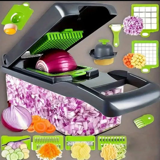 Adjustable Mandoline Slicer And Vegetable Food Chopper With Blades
