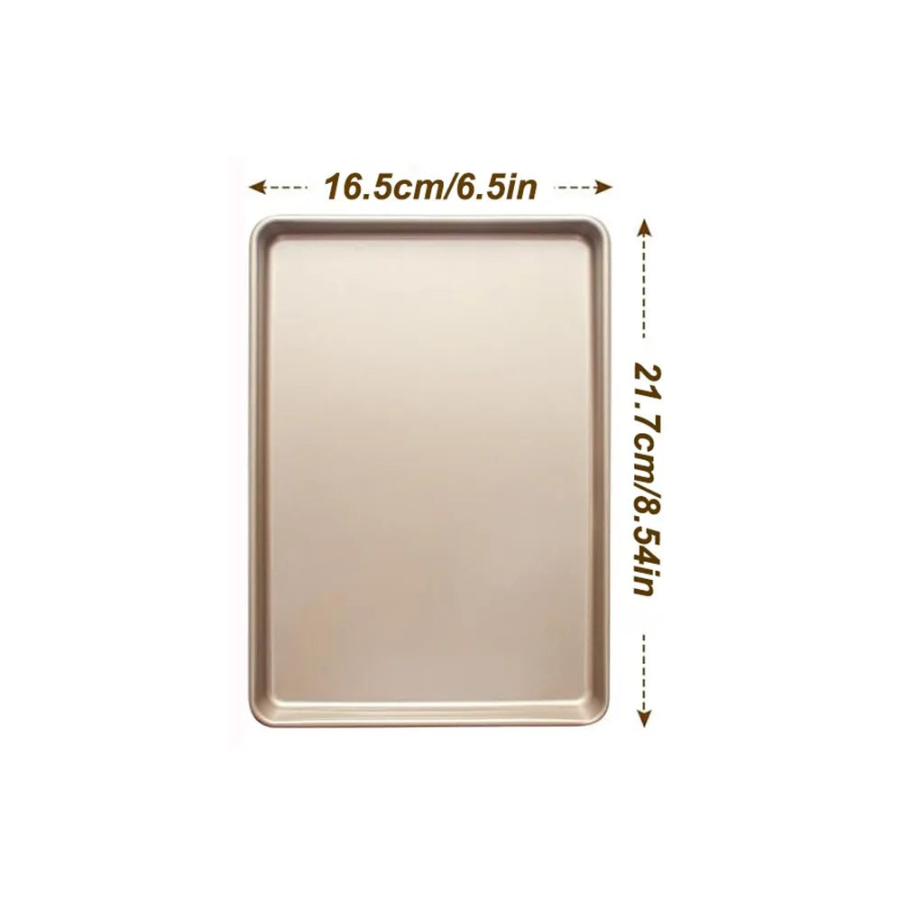 Heavy Duty 9/11/13inch Oven Baking Pan Nonstick Carbon Steel Bread Tray Rectangle Bake Mold