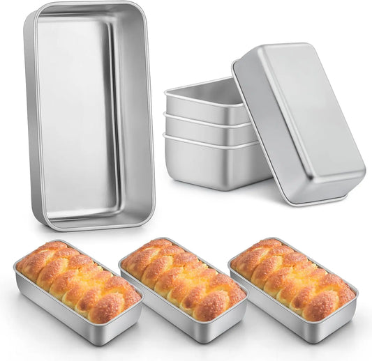 Stainless Steel Loaf Pan Baking Mold For Bread Cake And Meatloaf