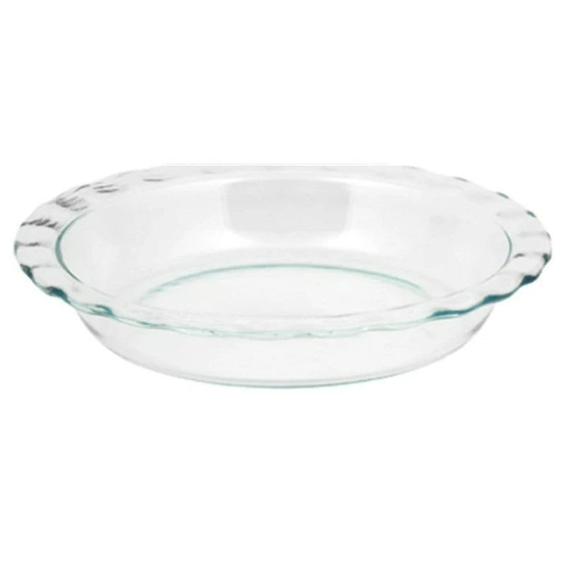 Glass Pie Plate 9.5",  Easy Grab, 1 Piece