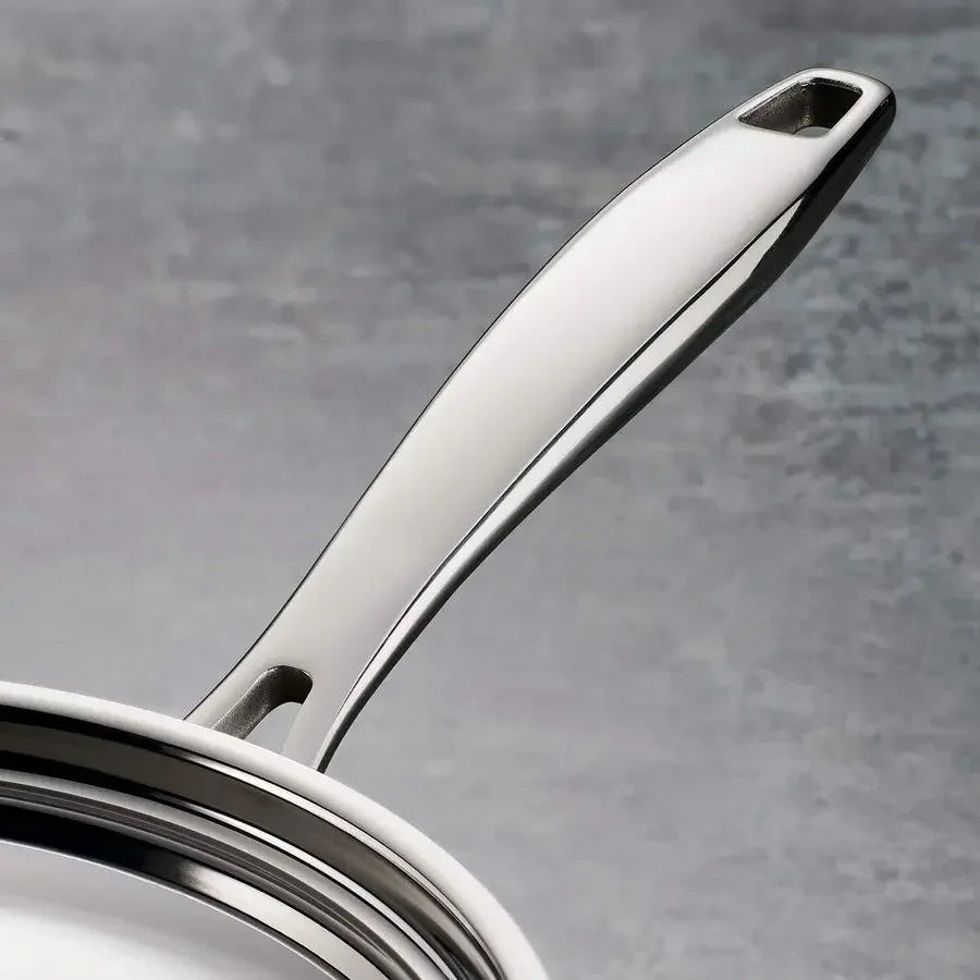 Signature TriPly Clad Stainless Steel 12Piece Cookware Set with Lids, Pots and Pans Kitchen Set, InductionReady, DishwasherSafe