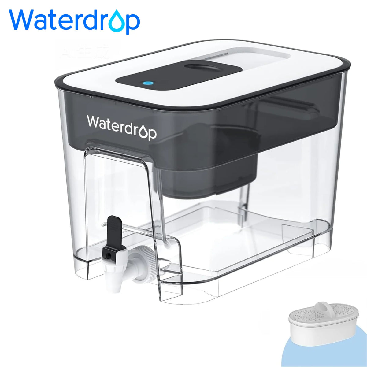 Waterdrop Large Water Filter Dispenser Pitcher Long Life BPA Free