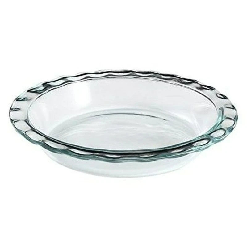 Glass Pie Plate 9.5",  Easy Grab, 1 Piece