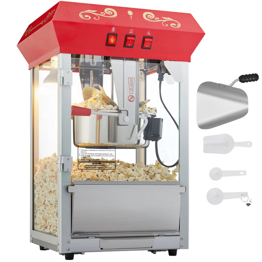 SucceBuy Automatic Electric Popcorn Maker Kettle Popper