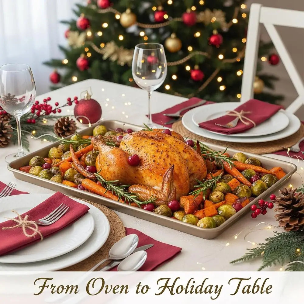 Heavy Duty 9/11/13inch Oven Baking Pan Nonstick Carbon Steel Bread Tray Rectangle Bake Mold