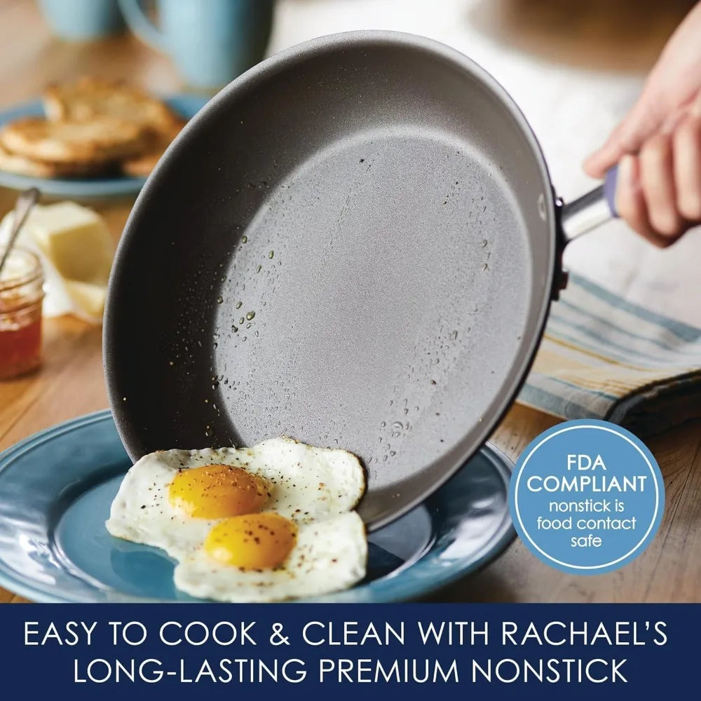 Lavender Purple Nonstick Cookware Set, 12-Piece Pots and Pans