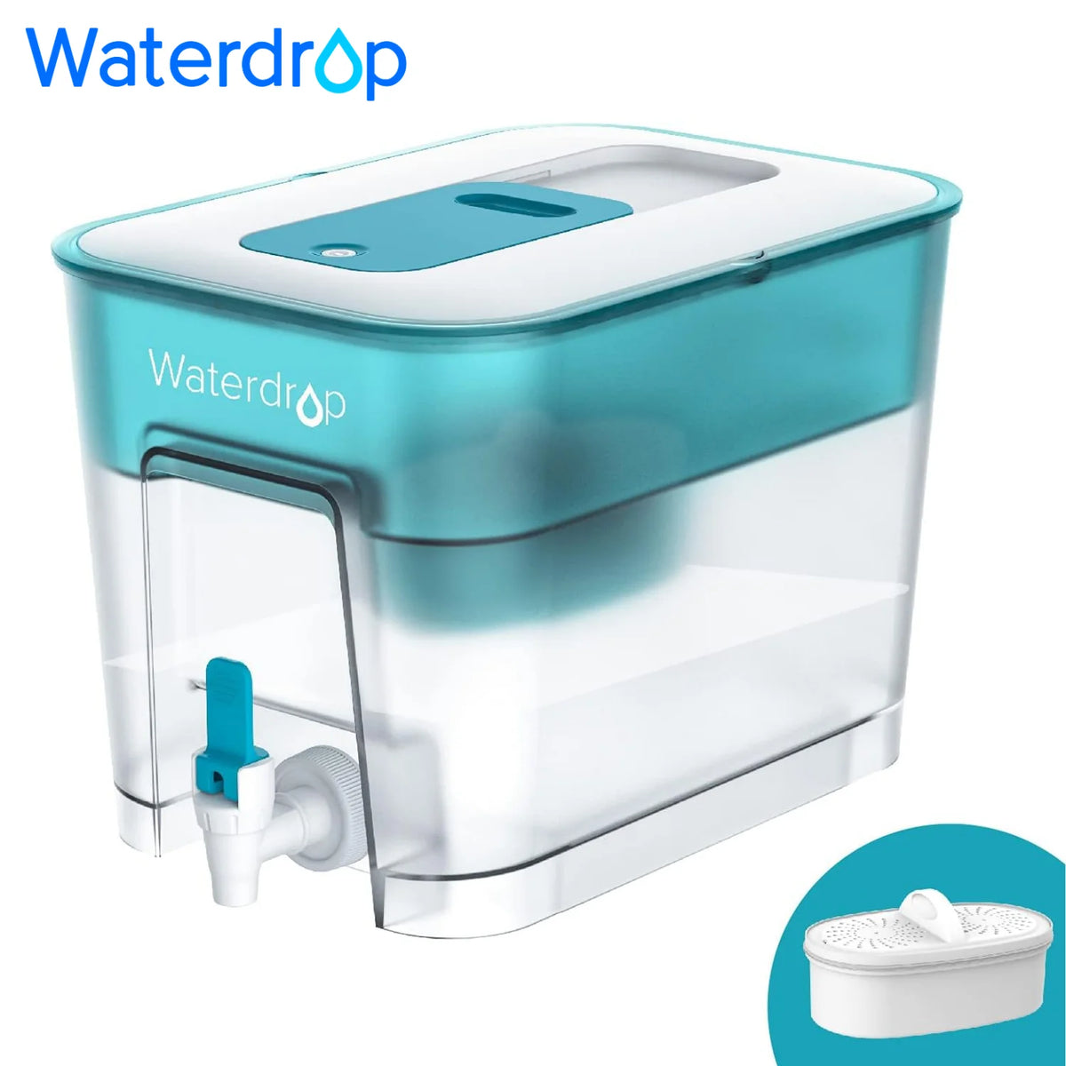 Waterdrop Large Water Filter Dispenser Pitcher Long Life BPA Free
